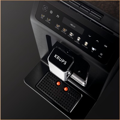 Кавомашина Krups Evidence Plus Titanium 2.3л, зерно, автомат.капучинатор, ОLED диспл, аторец. - 19, чорний (EA894810) Кавомашина Krups Evidence Plus Titanium 2.3л, зерно, автомат.капучинатор, ОLED диспл, аторец. - 19, чорний (EA894810)