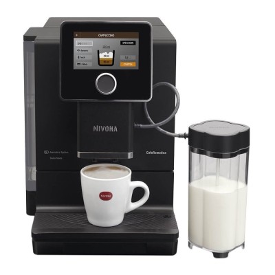 Кавомашина NIVONA CafeRomatica 2.2л, зерно + мелена, автомат.капучинатор, авторецептів - 9, чорний (NICR960) Кавомашина NIVONA CafeRomatica 2.2л, зерно + мелена, автомат.капучинатор, авторецептів - 9, чорний (NICR960)