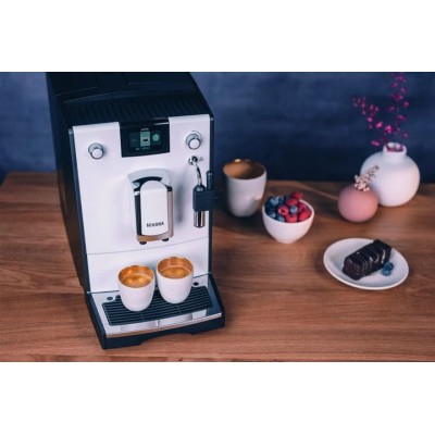 Кавомашина Nivona CafeRomatica 2.2л, зерно + мелена, ручний капучинатор, авторецептів - 5, сіро - чорний (NICR560)