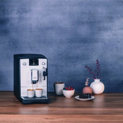 Кавомашина Nivona CafeRomatica 2.2л, зерно + мелена, ручний капучинатор, авторецептів - 5, сіро - чорний (NICR560)