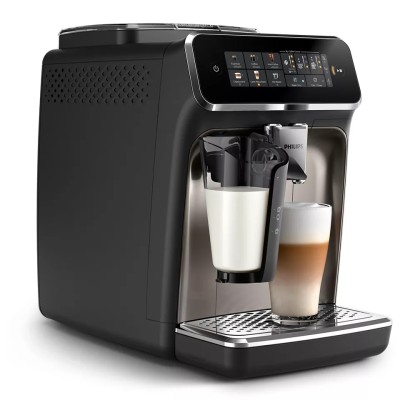 Кавомашина Philips Series 3300 1.8л, зерно + мелена, автомат.капучинатор, дисплей, авторецептів - 6, чорний (EP3347/90)