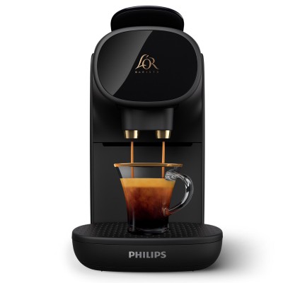 Кавомашина Philips капсульна L'OR Barista Sublime, 0.8л, капсули, чорний (LM9012/60) Кавомашина Philips капсульна L'OR Barista Sublime, 0.8л, капсули, чорний (LM9012/60)