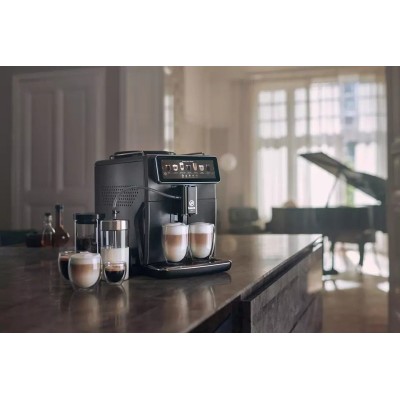 Кавомашина Saeco Xelsis Deluxe 1.7л, зерно + мелена, автомат.капучинатор, авторецептів - 22, сріблястий (SM8889/00) Кавомашина Saeco Xelsis Deluxe 1.7л, зерно + мелена, автомат.капучинатор, авторецептів - 22, сріблястий (SM8889/00)