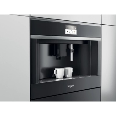 Кавомашина Whirlpool вбудована, 2.5л, зерно+мелена, автомат.капуч, дисплей, авторецептів -13, чорний (W11CM145) Кавомашина Whirlpool вбудована, 2.5л, зерно+мелена, автомат.капуч, дисплей, авторецептів -13, чорний (W11CM145)