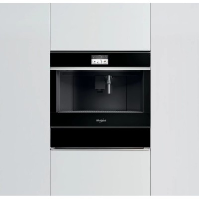 Кавомашина Whirlpool вбудована, 2.5л, зерно+мелена, автомат.капуч, дисплей, авторецептів -13, чорний (W11CM145) Кавомашина Whirlpool вбудована, 2.5л, зерно+мелена, автомат.капуч, дисплей, авторецептів -13, чорний (W11CM145)
