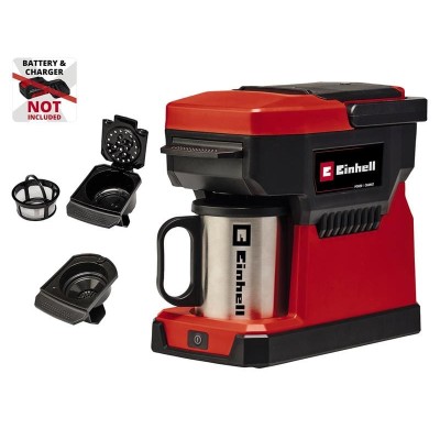 Кавомашина акумуляторна Einhell TE-CF 18 Li - Solo PXC 18В 240мл 80°С 1.2кг без АКБ та ЗП (4609990) Кавомашина акумуляторна Einhell TE-CF 18 Li - Solo PXC 18В 240мл 80°С 1.2кг без АКБ та ЗП (4609990)