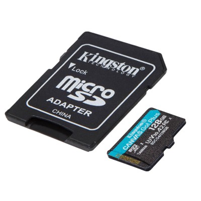 Карта пам'яті Kingston microSD 128GB C10 UHS-I U3 A2 V30 R200MB/s + SD (SDCG4/128GB) Карта пам'яті Kingston microSD 128GB C10 UHS-I U3 A2 V30 R200MB/s + SD (SDCG4/128GB)