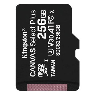 Карта пам'яті Kingston microSD 256GB C10 UHS-I R100/W85MB/s (SDCS2/256GBSP) Карта пам'яті Kingston microSD 256GB C10 UHS-I R100/W85MB/s (SDCS2/256GBSP)