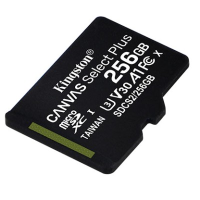 Карта пам'яті Kingston microSD 256GB C10 UHS-I R100/W85MB/s (SDCS2/256GBSP) Карта пам'яті Kingston microSD 256GB C10 UHS-I R100/W85MB/s (SDCS2/256GBSP)