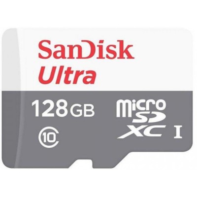 Карта пам'яті SanDisk microSD 128GB C10 UHS-I R100MB/s Ultra (SDSQUNR-128G-GN6MN) Карта пам'яті SanDisk microSD 128GB C10 UHS-I R100MB/s Ultra (SDSQUNR-128G-GN6MN)