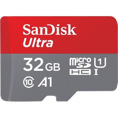 Карта пам'яті SanDisk microSD 32GB C10 UHS-I R100MB/s Ultra + SD (SDSQUNR-032G-GN3MA) Карта пам'яті SanDisk microSD 32GB C10 UHS-I R100MB/s Ultra + SD (SDSQUNR-032G-GN3MA)