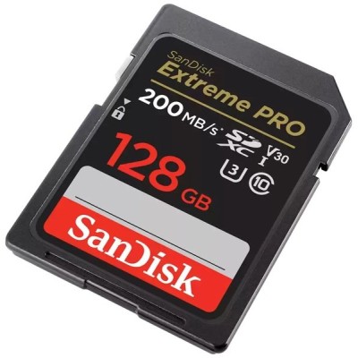 Карта пам'яті SanDisk SD 128GB C10 UHS-I U3 R200/W90MB/s Extreme Pro V30 (SDSDXXD-128G-GN4IN) Карта пам'яті SanDisk SD 128GB C10 UHS-I U3 R200/W90MB/s Extreme Pro V30 (SDSDXXD-128G-GN4IN)
