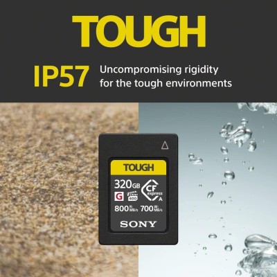 Карта пам'яті Sony CFexpress Type A 320GB R800/W700 Tough (CEAG320T.SYM) Карта пам'яті Sony CFexpress Type A 320GB R800/W700 Tough (CEAG320T.SYM)