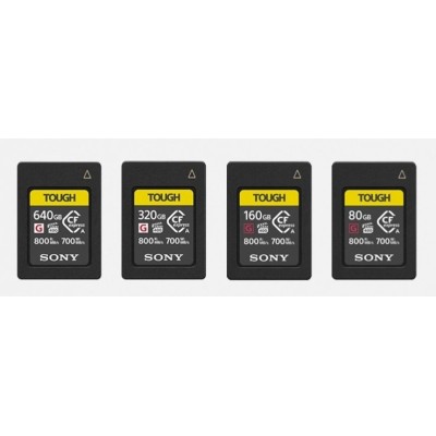 Карта пам'яті Sony CFexpress Type A 640GB R800/W700 Tough (CEAG640T.SYM) Карта пам'яті Sony CFexpress Type A 640GB R800/W700 Tough (CEAG640T.SYM)