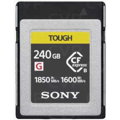 Карта пам'яті Sony CFexpress Type B 240GB R1850/W1600MB/s Tough (CEBG240T.CE7) Карта пам'яті Sony CFexpress Type B 240GB R1850/W1600MB/s Tough (CEBG240T.CE7)