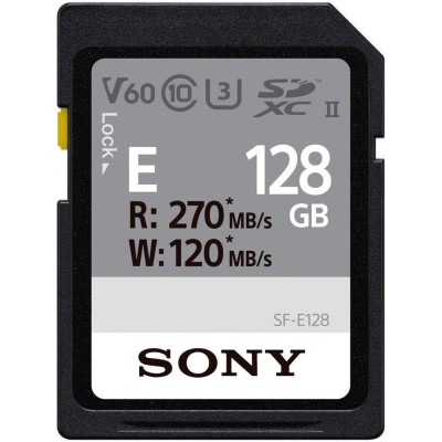 Карта пам'яті Sony SDXC 128GB C10 UHS-II U3 V60 R270/W100MB/s Entry (SFE128A.ET4) Карта пам'яті Sony SDXC 128GB C10 UHS-II U3 V60 R270/W100MB/s Entry (SFE128A.ET4)