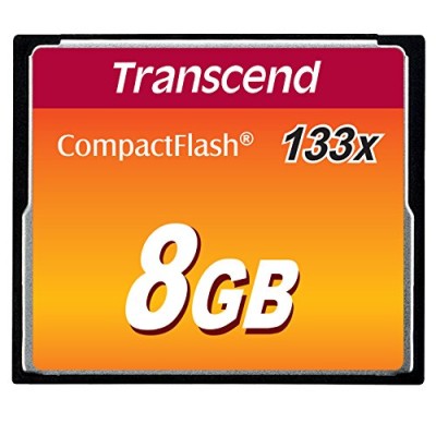 Карта пам'яті Transcend CF 8GB 133X (TS8GCF133) Карта пам'яті Transcend CF 8GB 133X (TS8GCF133)