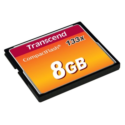 Карта пам'яті Transcend CF 8GB 133X (TS8GCF133) Карта пам'яті Transcend CF 8GB 133X (TS8GCF133)