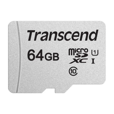 Карта пам'яті Transcend microSD 64GB C10 UHS-I R100/W20MB/s (TS64GUSD300S) Карта пам'яті Transcend microSD 64GB C10 UHS-I R100/W20MB/s (TS64GUSD300S)