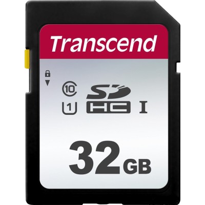 Карта пам'яті Transcend SD 32GB C10 UHS-I R100/W20MB/s (TS32GSDC300S) Карта пам'яті Transcend SD 32GB C10 UHS-I R100/W20MB/s (TS32GSDC300S)