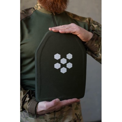 Керамічна плита Українська Броня SA3+, тип Stand Alone, клас захисту ДСТУ 4, розмір M Керамічна плита Українська Броня SA3+, тип Stand Alone, клас захисту ДСТУ 4, розмір M