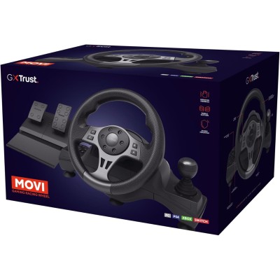 Кермо і педалі Trust GXT 289 Movi, PC/PS4/PS3/Xbox/Nintendo Switch (25122_TRUST) Кермо і педалі Trust GXT 289 Movi, PC/PS4/PS3/Xbox/Nintendo Switch (25122_TRUST)
