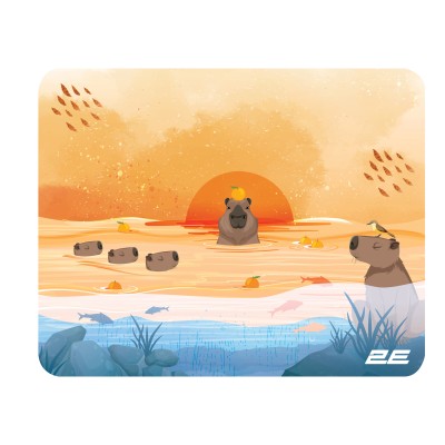 Килимок для миші 2E CAPYBARRA, S(250x200x2мм), жовтий (2E-PAD-S-CAPY-YELLOW) Килимок для миші 2E CAPYBARRA, S(250x200x2мм), жовтий (2E-PAD-S-CAPY-YELLOW)