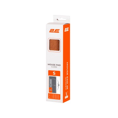 Килимок для миші 2E CORK, S(300x200x2мм), коричневий (2E-PAD-S-CORK) Килимок для миші 2E CORK, S(300x200x2мм), коричневий (2E-PAD-S-CORK)
