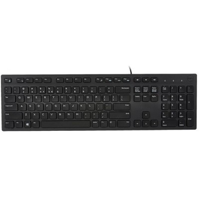 Клавiатура Dell Multimedia Keyboard-KB216 Ukrainian (QWERTY) - Black (580-AHHE) Клавiатура Dell Multimedia Keyboard-KB216 Ukrainian (QWERTY) - Black (580-AHHE)