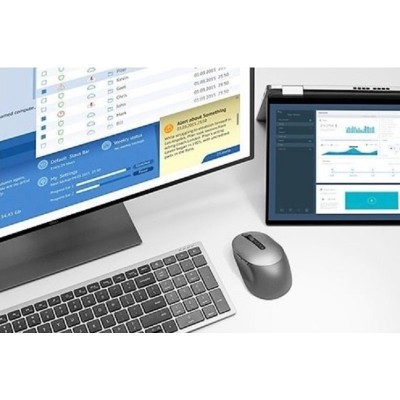 Клавіатура Dell Compact Multi-Device Wireless Keyboard - KB740 - Russian(QWERTY) (580-AKOZ) Клавіатура Dell Compact Multi-Device Wireless Keyboard - KB740 - Russian(QWERTY) (580-AKOZ)