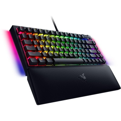 Клавіатура Razer BlackWidow V4 75% RGB 83key Mechanical Tactile Switch GEN-3, USB-A, EN, чорний (RZ03-05000100-R3M1) Клавіатура Razer BlackWidow V4 75% RGB 83key Mechanical Tactile Switch GEN-3, USB-A, EN, чорний (RZ03-05000100-R3M1)