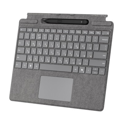 Клавіатура для планшета Surface Pro 8 - 11, Pro X зі стілусом, UKR/ENG, платинова (8X8-00164)