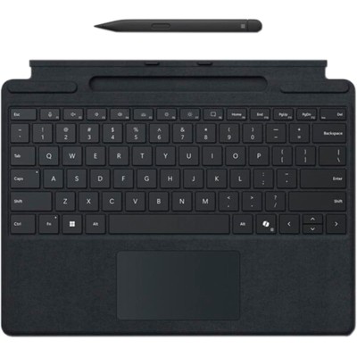 Клавіатура зі стілусом для планшета Microsoft Surface Pro 8 - 11, Pro X, UKR/ENG, чорна (8X8-00141) Клавіатура зі стілусом для планшета Microsoft Surface Pro 8 - 11, Pro X, UKR/ENG, чорна (8X8-00141)