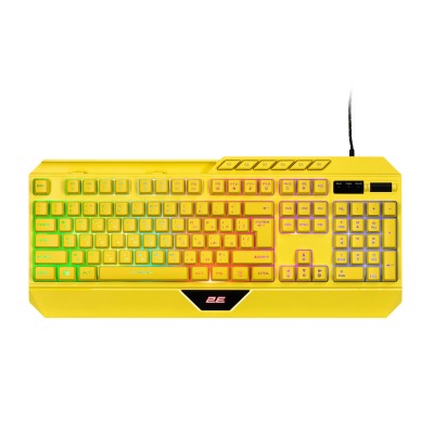 Клавіатура мембранна 2E GAMING KG315 110key, USB-A, EN/UA, RGB, жовтий (2E-KG315UYW) Клавіатура мембранна 2E GAMING KG315 110key, USB-A, EN/UA, RGB, жовтий (2E-KG315UYW)