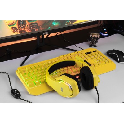 Клавіатура мембранна 2E GAMING KG315 110key, USB-A, EN/UA, RGB, жовтий (2E-KG315UYW) Клавіатура мембранна 2E GAMING KG315 110key, USB-A, EN/UA, RGB, жовтий (2E-KG315UYW)