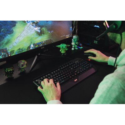 Клавіатура мембранна 2E GAMING KG315 110key, USB-A, EN/UA, RGB, чорний (2E-KG315UBK) Клавіатура мембранна 2E GAMING KG315 110key, USB-A, EN/UA, RGB, чорний (2E-KG315UBK)