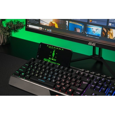 Клавіатура мембранна 2E GAMING KG315 110key, USB-A, EN/UA, RGB, чорний (2E-KG315UBK) Клавіатура мембранна 2E GAMING KG315 110key, USB-A, EN/UA, RGB, чорний (2E-KG315UBK)