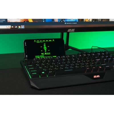 Клавіатура мембранна 2E GAMING KG315 110key, USB-A, EN/UA, RGB, чорний (2E-KG315UBK) Клавіатура мембранна 2E GAMING KG315 110key, USB-A, EN/UA, RGB, чорний (2E-KG315UBK)