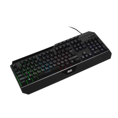 Клавіатура мембранна 2E GAMING KG315 110key, USB-A, EN/UA, RGB, чорний (2E-KG315UBK) Клавіатура мембранна 2E GAMING KG315 110key, USB-A, EN/UA, RGB, чорний (2E-KG315UBK)