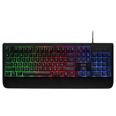 Клавіатура мембранна 2E GAMING KG325 104key, USB-A, EN/UA/RU, LED, чорний (2E-KG325UB) Клавіатура мембранна 2E GAMING KG325 104key, USB-A, EN/UA/RU, LED, чорний (2E-KG325UB)