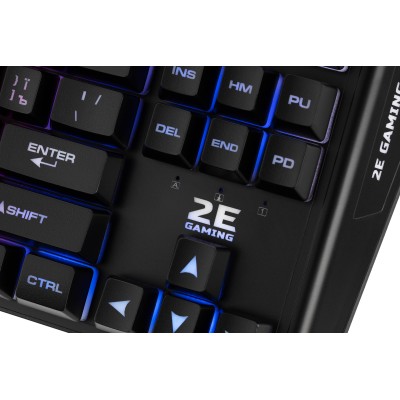 Клавіатура мембранна 2E GAMING KG355 87key, USB-A, EN/UA/RU, LED, чорний (2E-KG355UBK) Клавіатура мембранна 2E GAMING KG355 87key, USB-A, EN/UA/RU, LED, чорний (2E-KG355UBK)