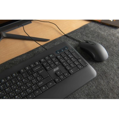 Клавіатура мембранна 2E KS109 104key, USB-A, EN/UK/RU, чорний (2E-KS109UB) Клавіатура мембранна 2E KS109 104key, USB-A, EN/UK/RU, чорний (2E-KS109UB)