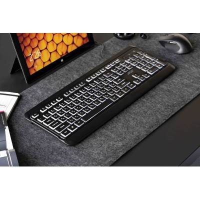 Клавіатура мембранна 2E KS120 104key, USB-A, EN/UK, White LED, чорний (2E-KS120UB_UA) Клавіатура мембранна 2E KS120 104key, USB-A, EN/UK, White LED, чорний (2E-KS120UB_UA)
