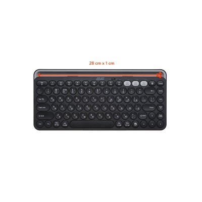 Клавіатура мембранна 2E KS250 84key, WL/BT, EN/UK, чорно-сірий (2E-KS250WBK_UA) Клавіатура мембранна 2E KS250 84key, WL/BT, EN/UK, чорно-сірий (2E-KS250WBK_UA)