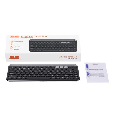 Клавіатура мембранна 2E KS250 84key, WL/BT, EN/UK, чорно-сірий (2E-KS250WBK_UA) Клавіатура мембранна 2E KS250 84key, WL/BT, EN/UK, чорно-сірий (2E-KS250WBK_UA)