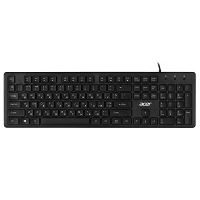 Клавіатура мембранна Acer OKW020, 104key ,USB-A, EN/UKR/RU,чорний (ZL.KBDEE.013) Клавіатура мембранна Acer OKW020, 104key ,USB-A, EN/UKR/RU,чорний (ZL.KBDEE.013)