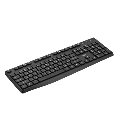 Клавіатура мембранна Genius KB-7200, 104key, WL, EN/UKR, чорний (31320002406) Клавіатура мембранна Genius KB-7200, 104key, WL, EN/UKR, чорний (31320002406)
