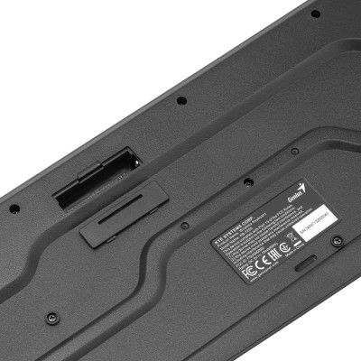Клавіатура мембранна Genius KB-7200, 104key, WL, EN/UKR, чорний (31320002406) Клавіатура мембранна Genius KB-7200, 104key, WL, EN/UKR, чорний (31320002406)