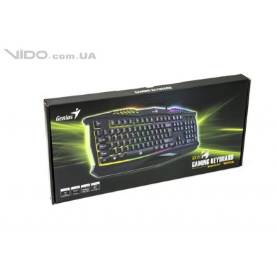 Клавіатура мембранна Genius Scorpion K-220, 104key, USB-A, чорний (31310475104) Клавіатура мембранна Genius Scorpion K-220, 104key, USB-A, чорний (31310475104)