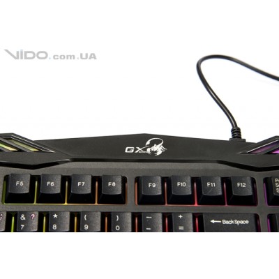 Клавіатура мембранна Genius Scorpion K-220, 104key, USB-A, чорний (31310475104) Клавіатура мембранна Genius Scorpion K-220, 104key, USB-A, чорний (31310475104)